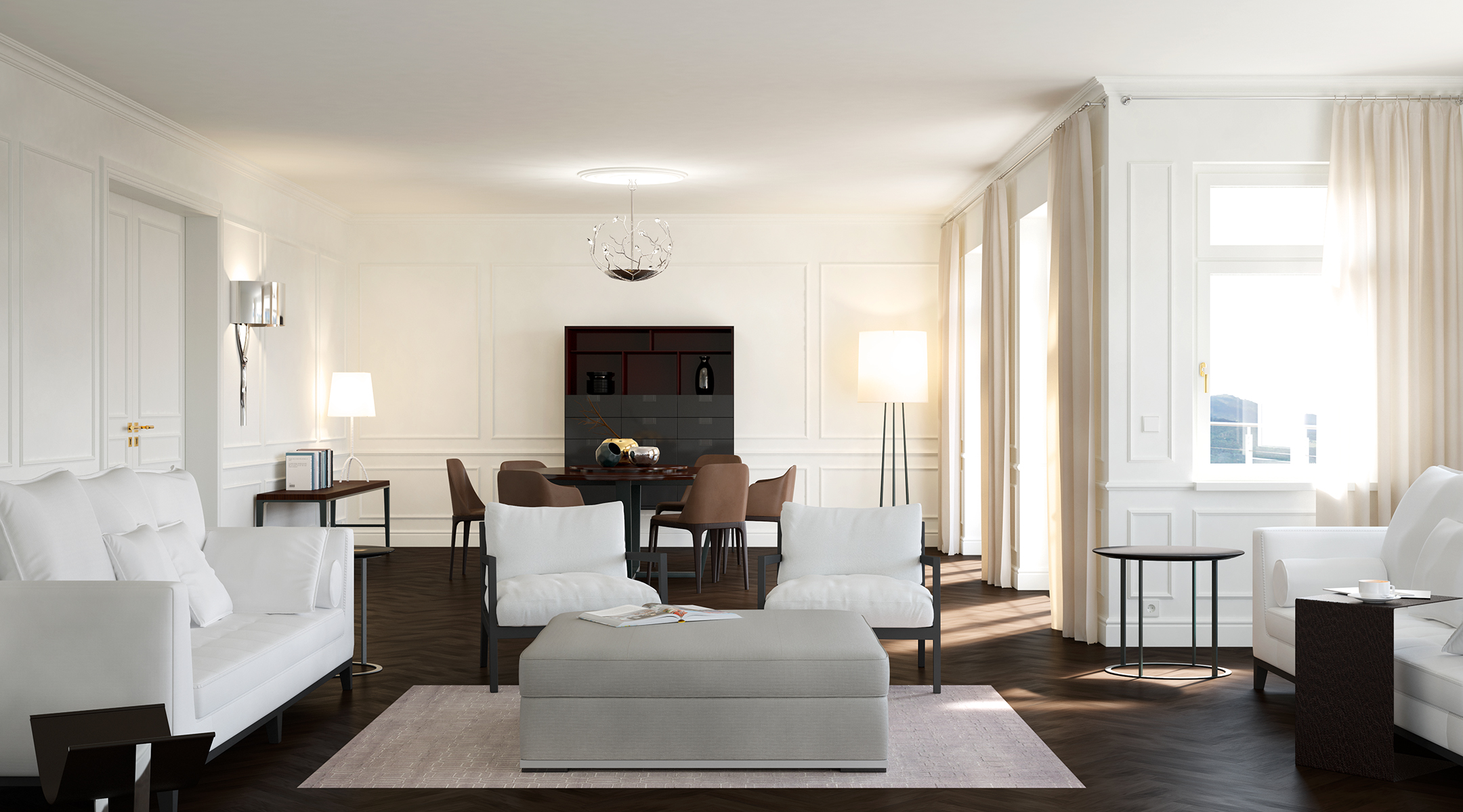 3D Rendering Explosionszeichnung